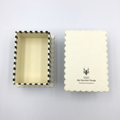 กล่องของขวัญกระดาษแข็งเครื่องสำอางพร้อมฝาปิด ODM บรรจุภัณฑ์กระดาษรีไซเคิลด้านล่าง