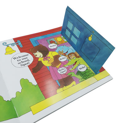 300gsm C1S Custom Kids Story Book 4C บอร์ดเด็กพิมพ์สีสันสดใส